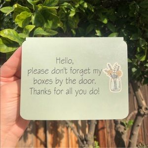 Mailbox Reminder Sign 📬